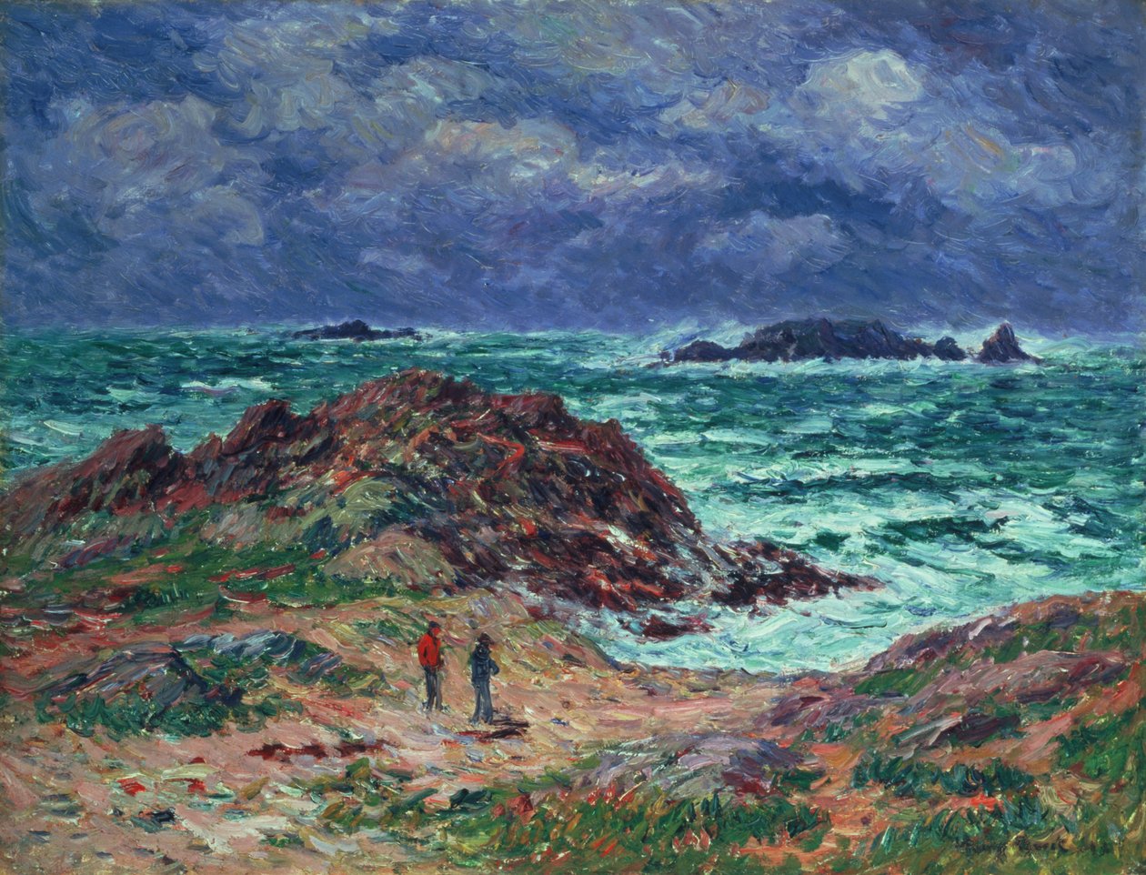 Bir Fırtına, Finistere, 1911 by Henry Moret