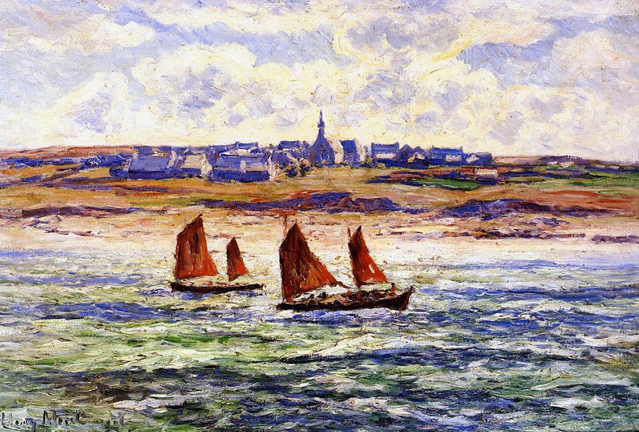 Paulgoazec, Britanya, 1906 by Henry Moret