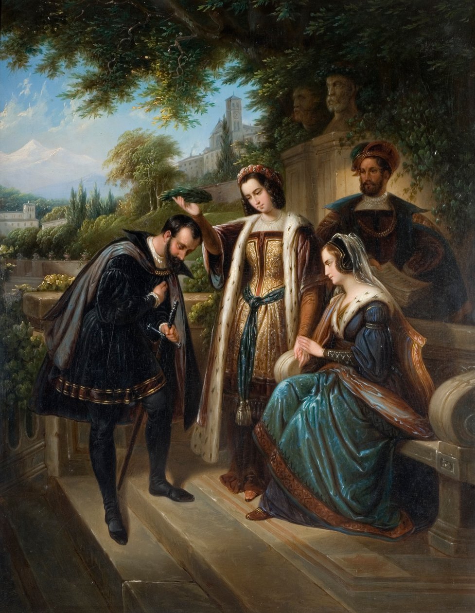 Kraliçe Isabella ve Columbus by Henry Nelson O