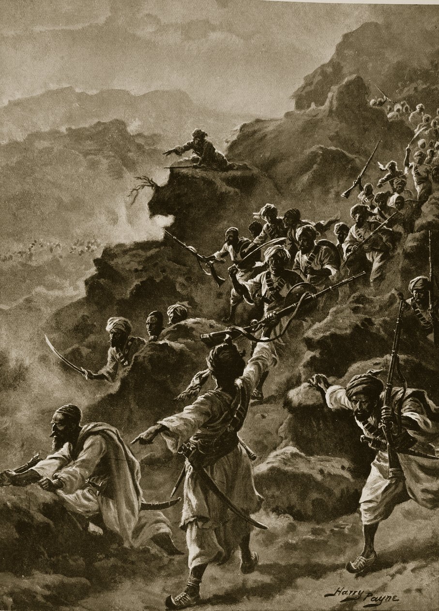 Afridis tarafından bir baskın by Henry Payne