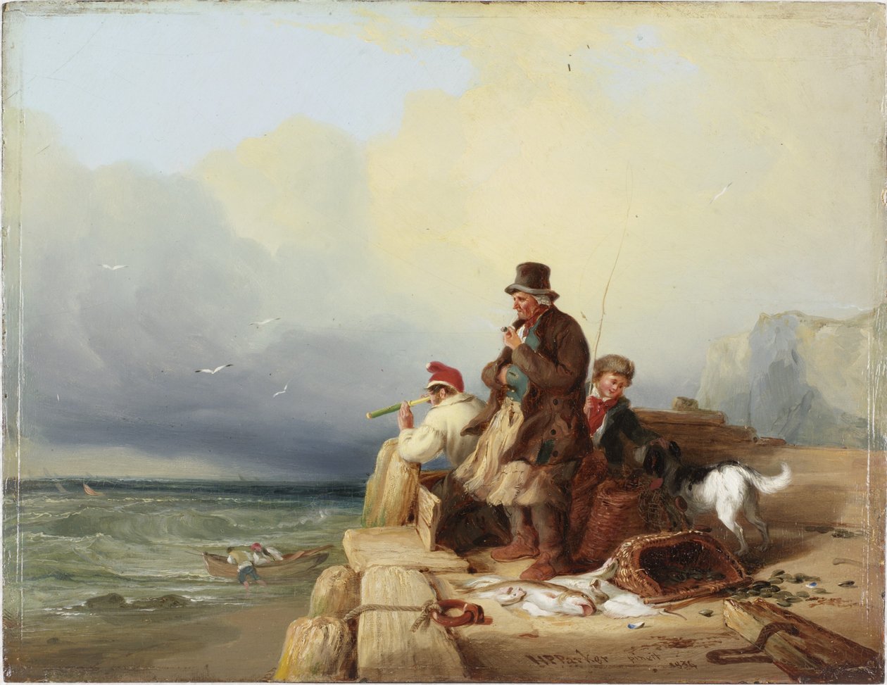 Görünüm (panelde yağ (ahşap)) by Henry Perlee Parker