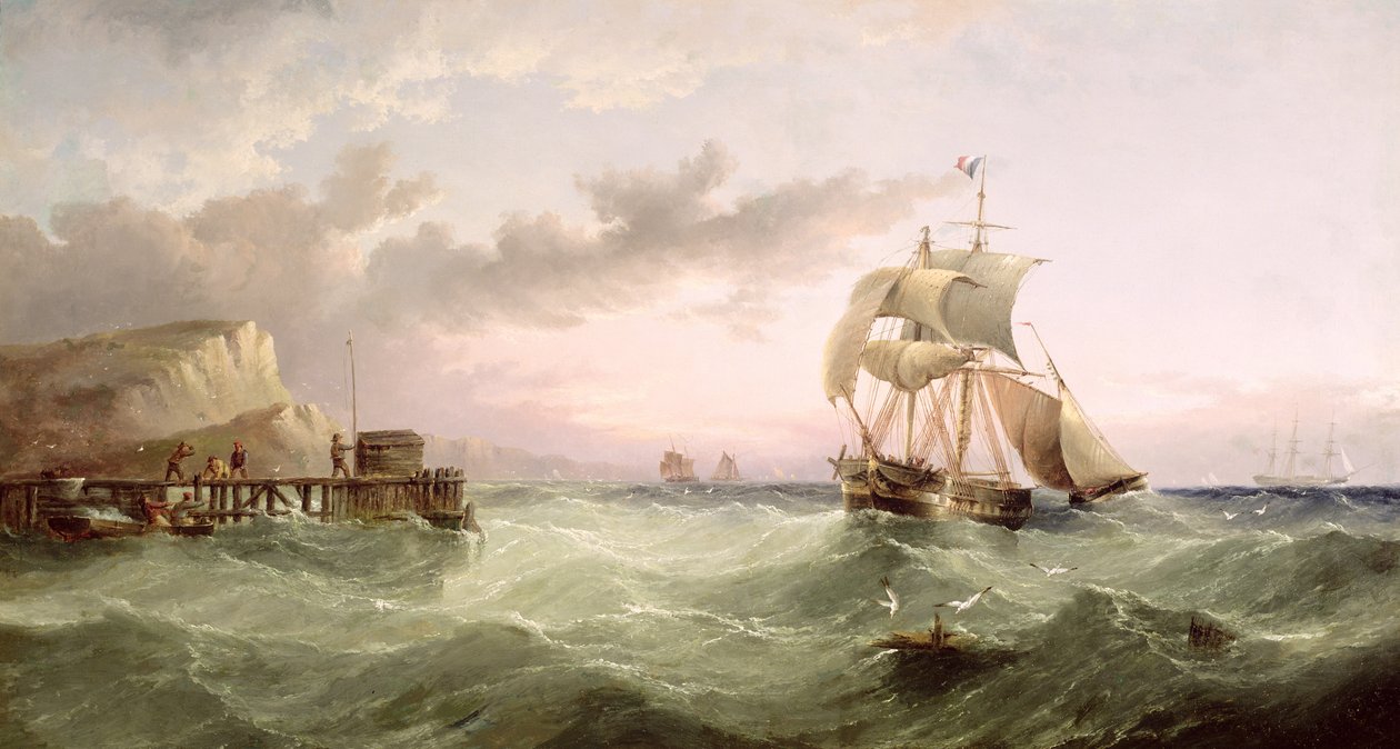Speeton Cliffs, Yorkshire nakliyesi by Henry Redmore