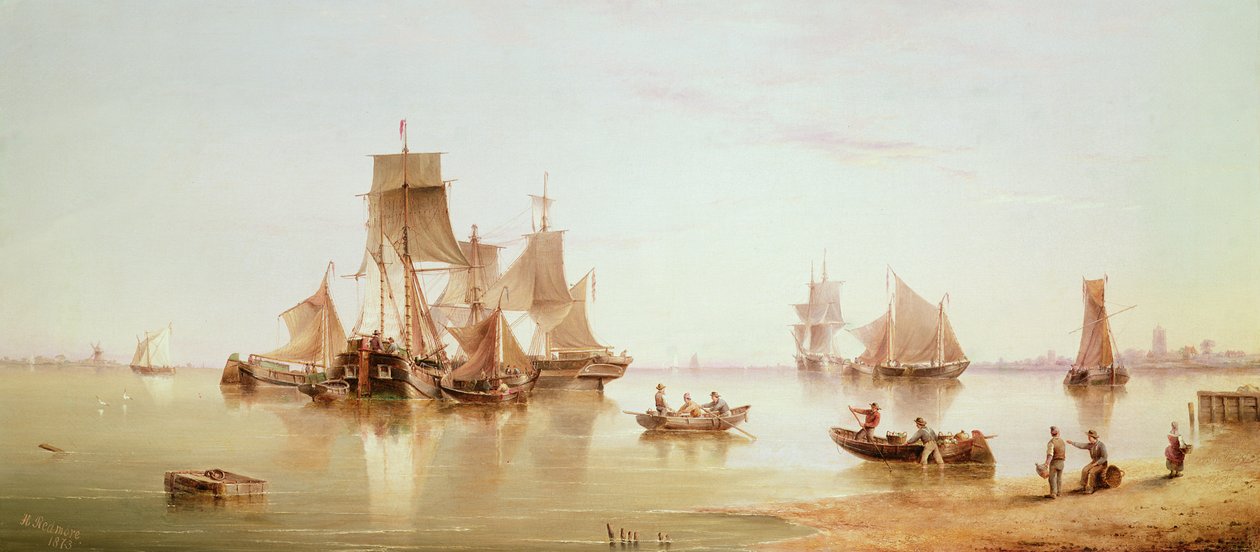 Sakin Gemiler, 1873 by Henry Redmore