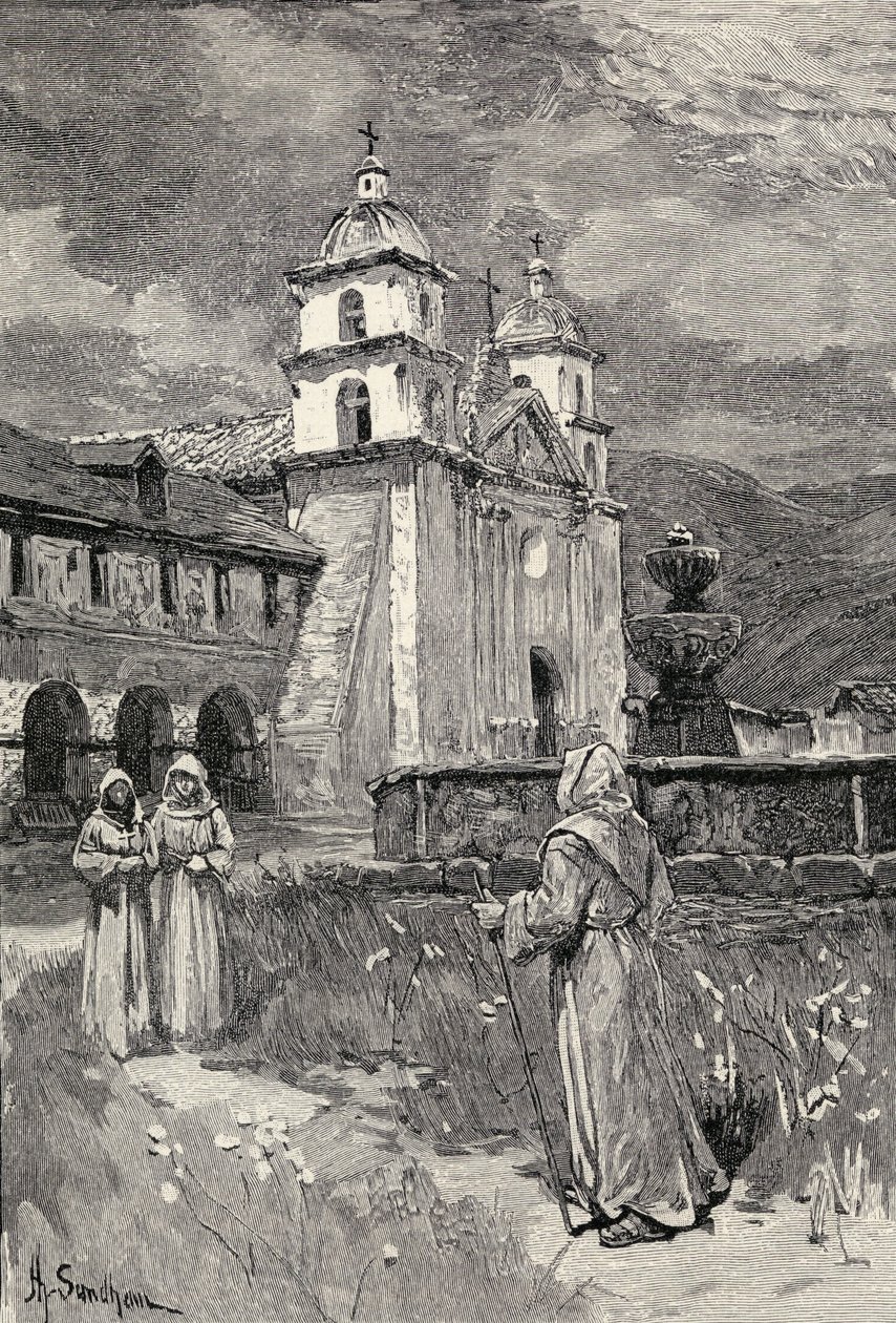 Çeşme ve görev, Santa Barbara, California, 