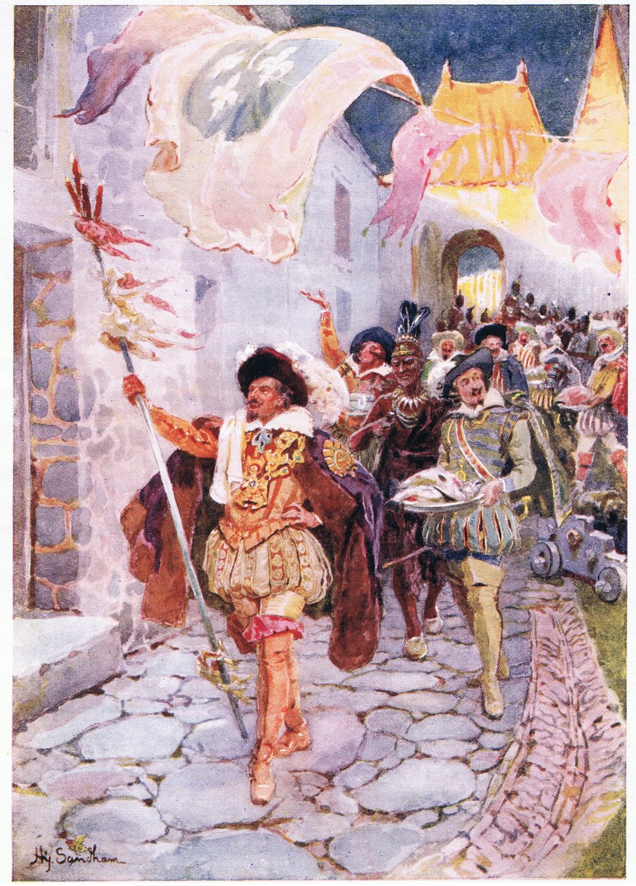 ದಿ ಆರ್ಡರ್ ಆಫ್ ಎ ಗುಡ್ ಟೈಮ್ 1606, ಸಿ.1920 ಟರ್ಕ್ by Henry Sandham