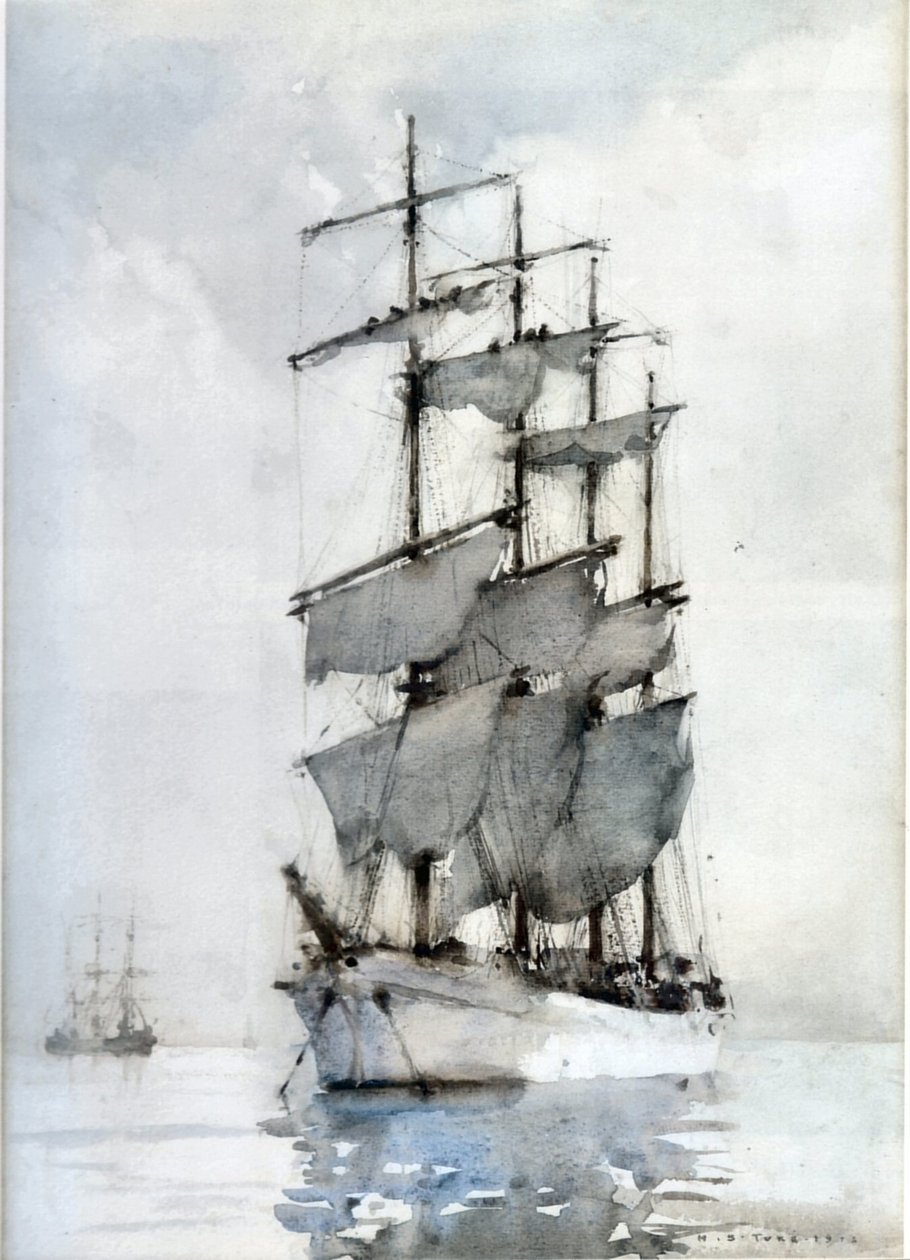Dört Direkli Barque by Henry Scott Tuke