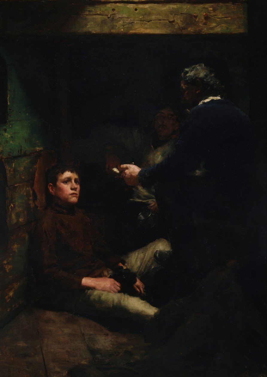 Bir Denizci İpliği by Henry Scott Tuke