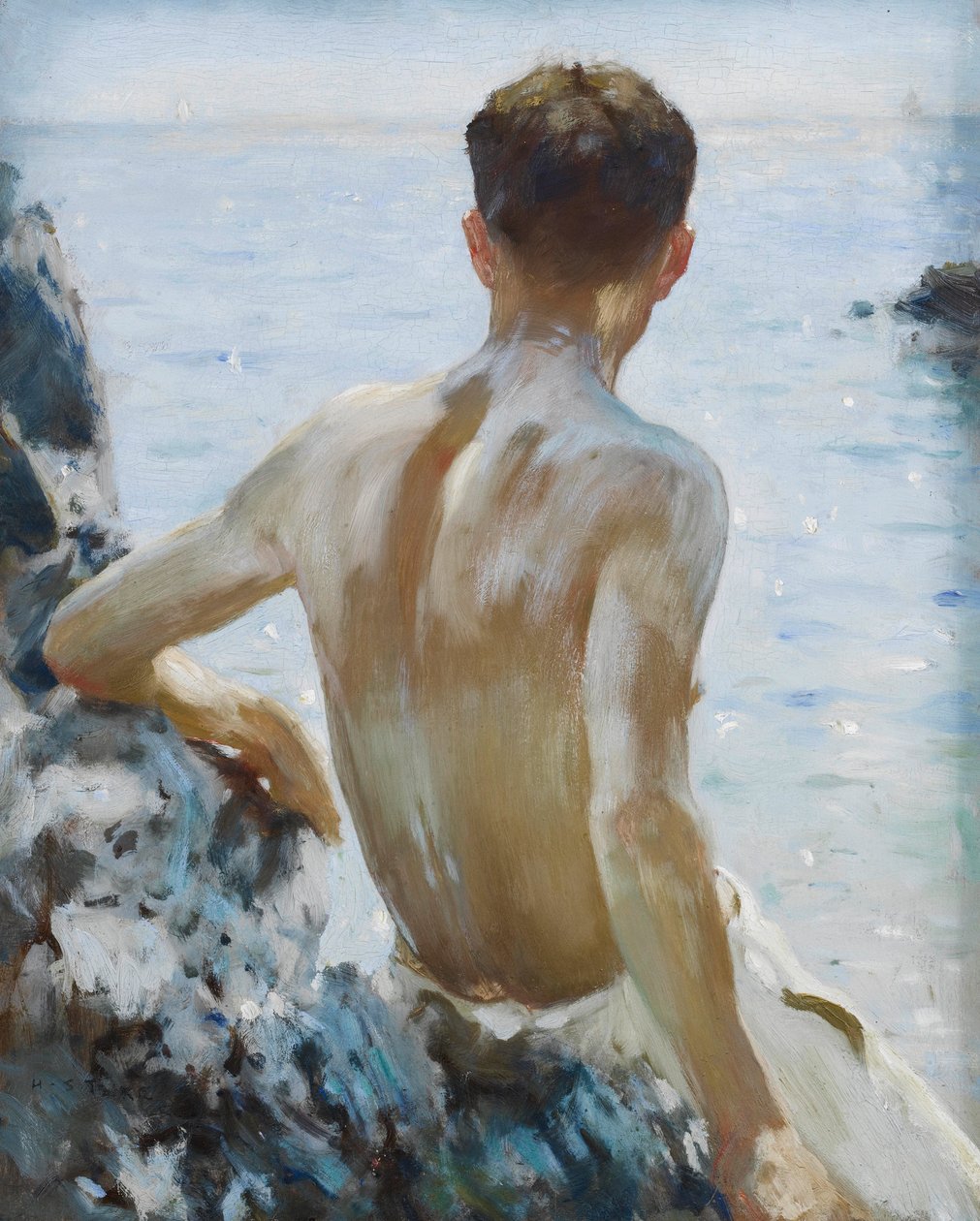 Plaj Çalışması by Henry Scott Tuke