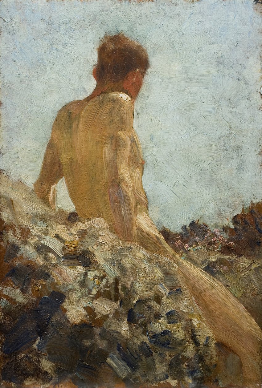 çıplak çalışma by Henry Scott Tuke
