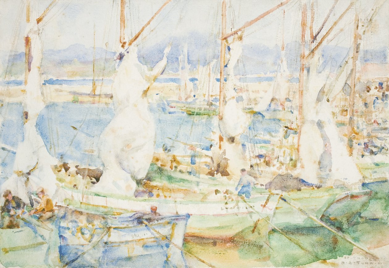 Aziz Tropez, 1927 by Henry Scott Tuke