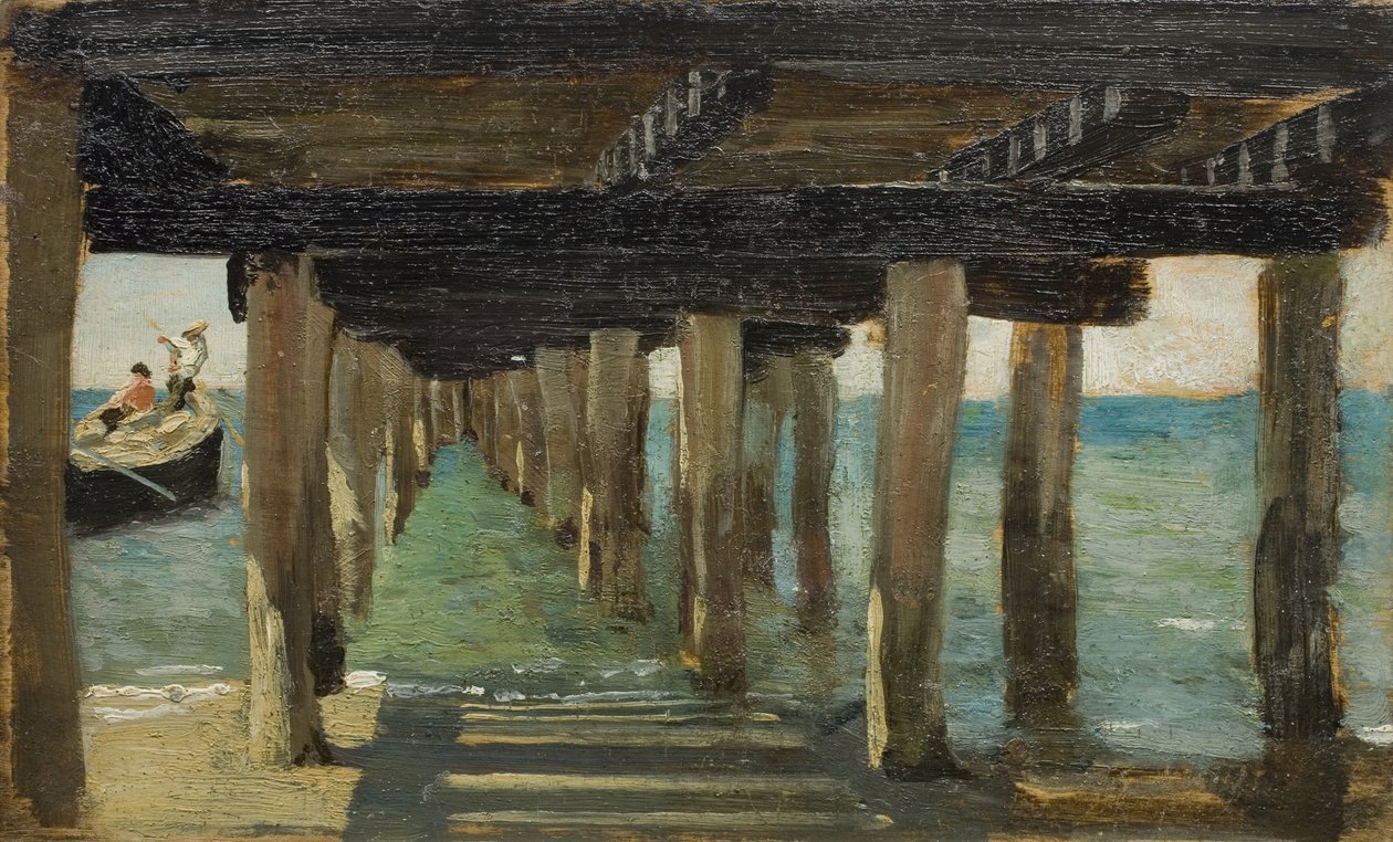 Under the Jetty  by Henry Scott Tuke
