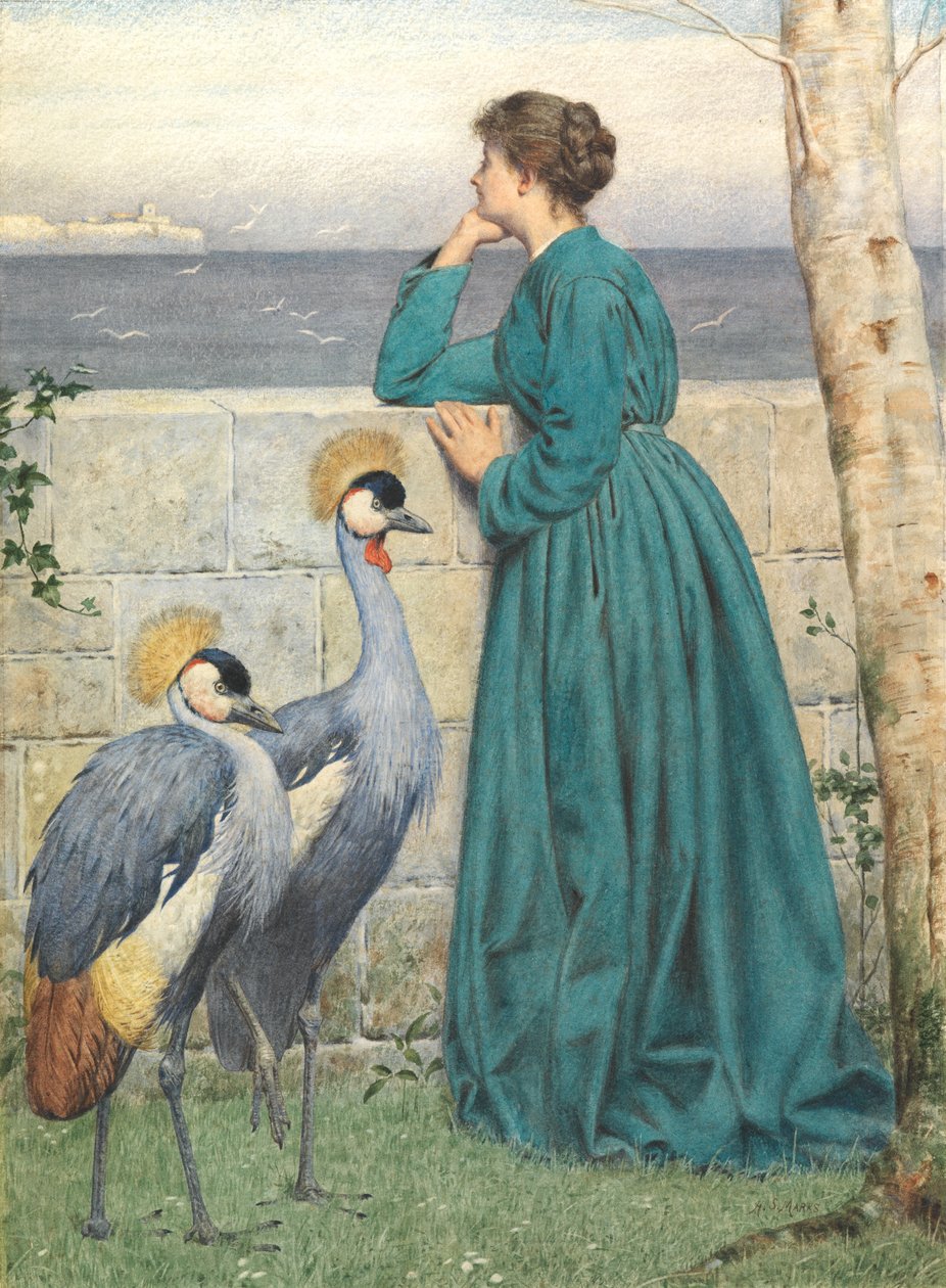 Bekleme ve İzleme (gövde rengi ile yükseltilmiş klozet) by Henry Stacey Marks