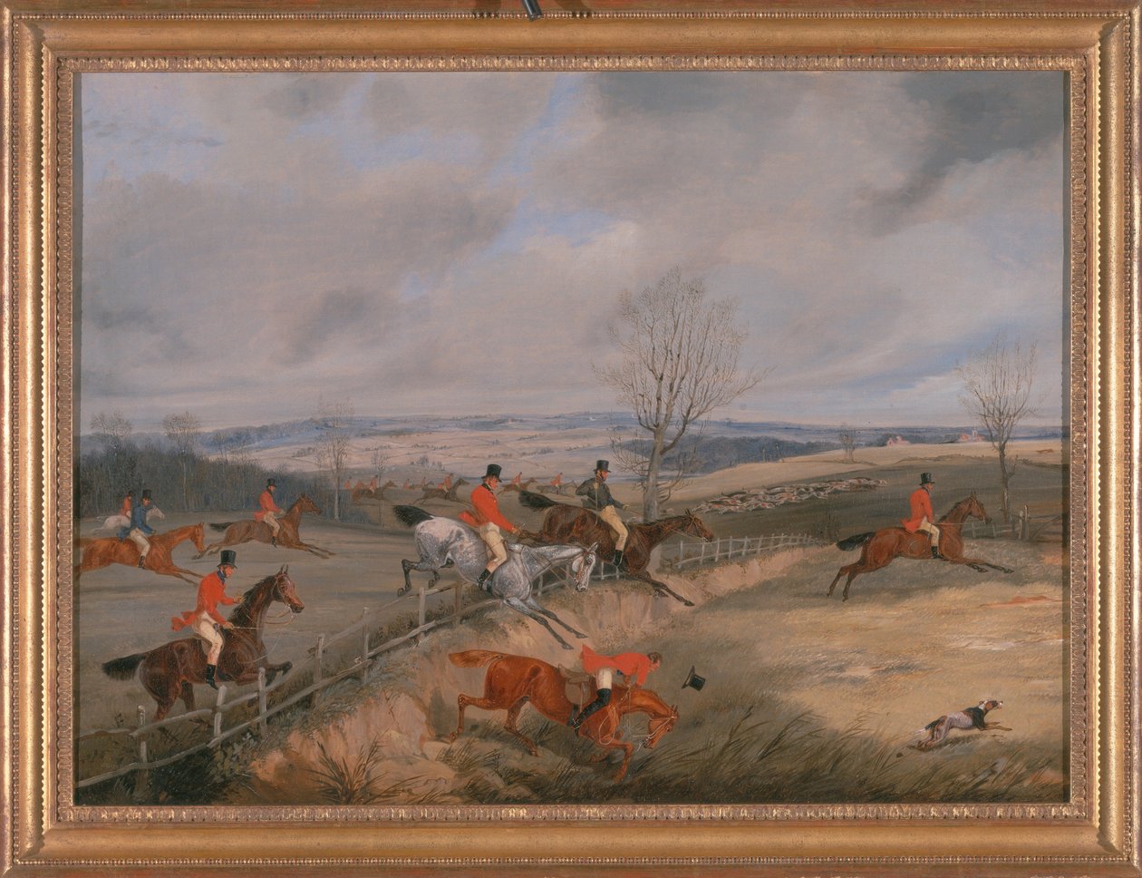 Avlanma Sahnesi - Kapak Çizimi by Henry Thomas Alken