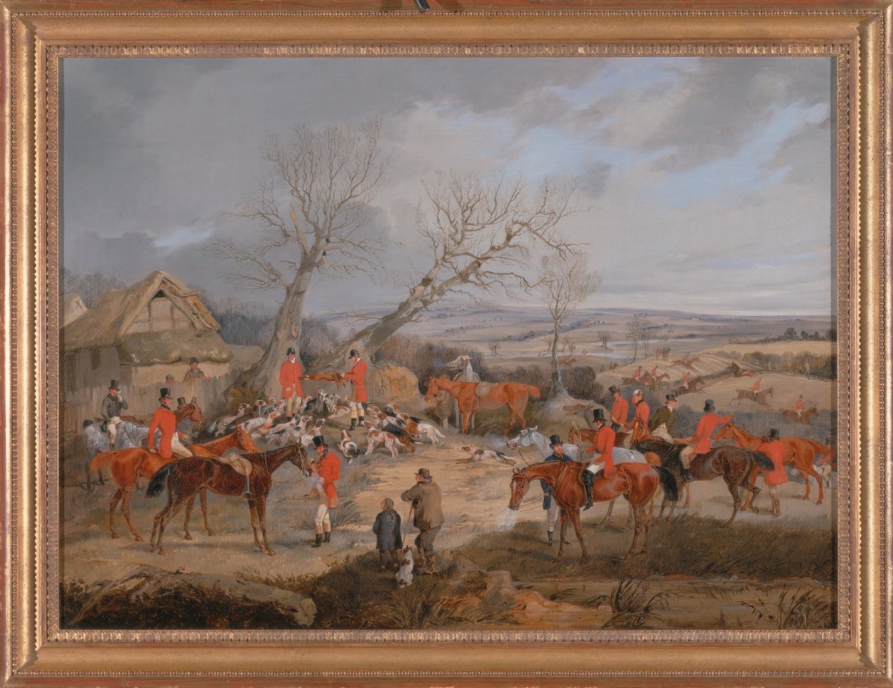 Avlanma Sahnesi - Öldürme by Henry Thomas Alken