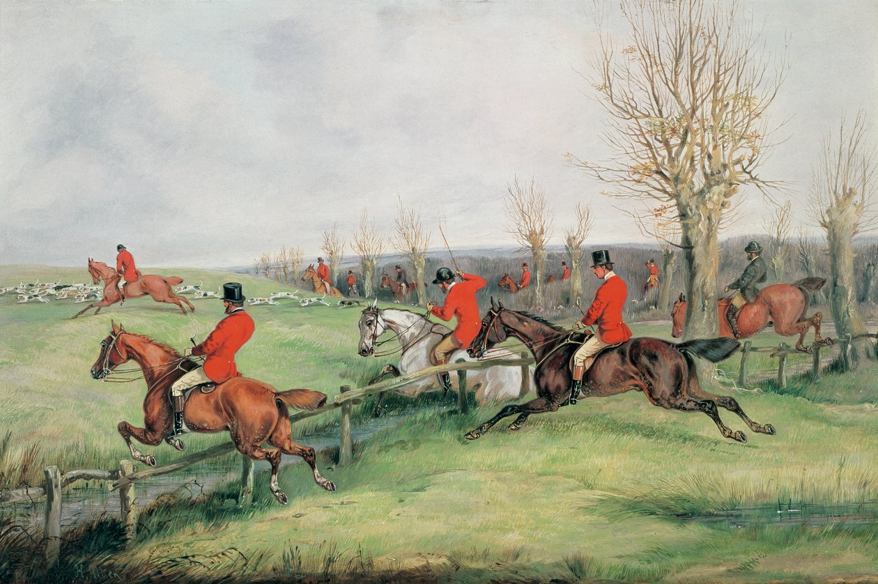 Spor Sahnesi, 19. yüzyıl by Henry Thomas Alken