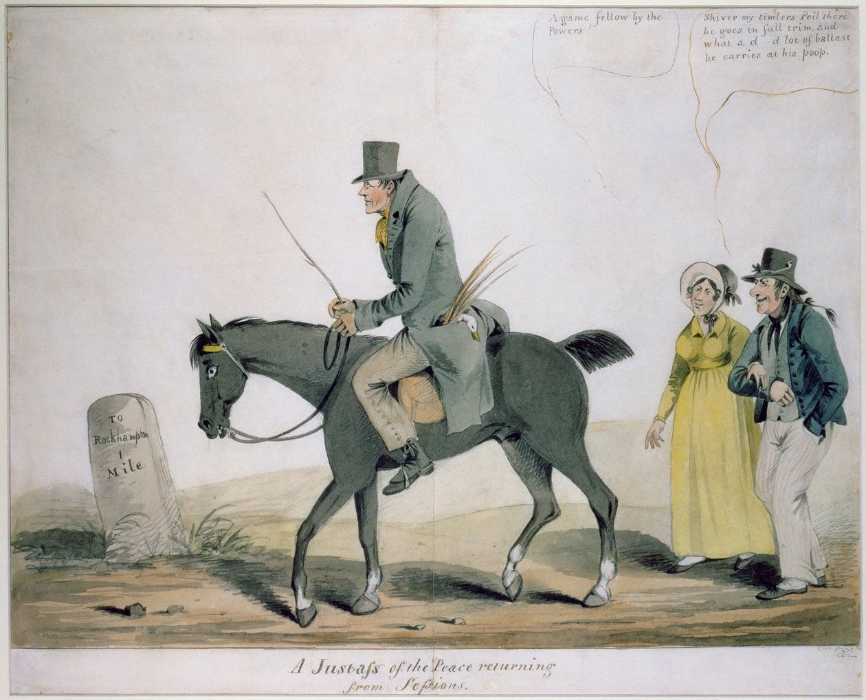 Seanslardan Dönen Barışın Hakareti by Henry William Bunbury