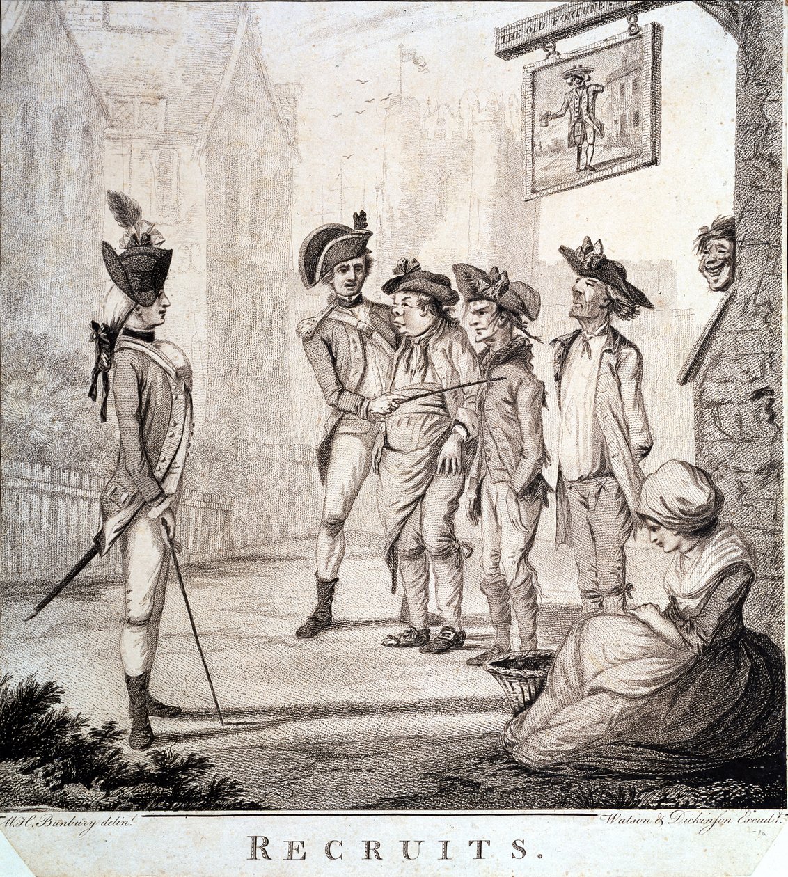 Acemi, 1780 Watson ve Dickinson tarafından kazınmış by Henry William Bunbury