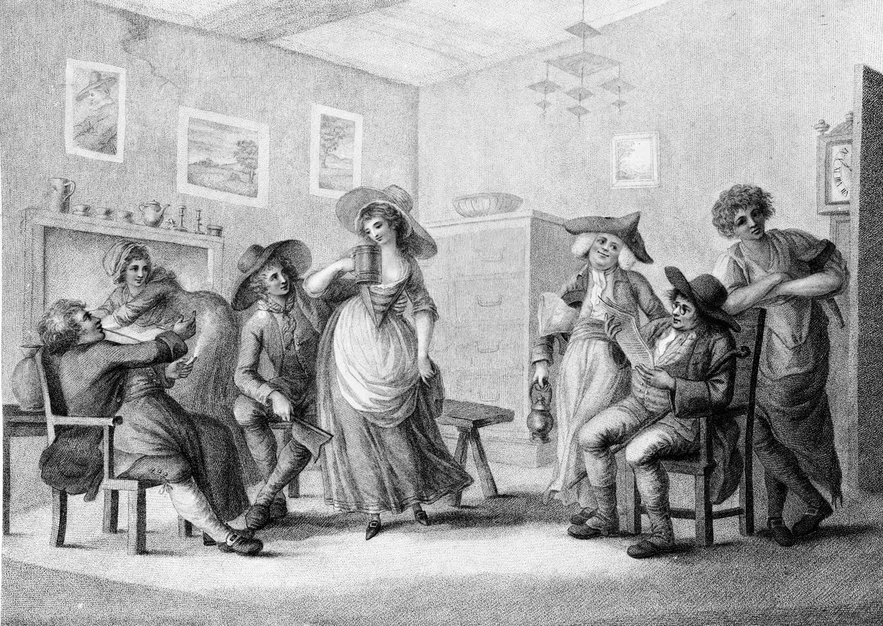 Köy Ale-House, Joseph Grozer tarafından oyulmuş, 1787 by Henry William Bunbury