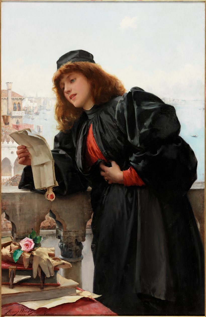 Portia, 1887 by Henry Woods