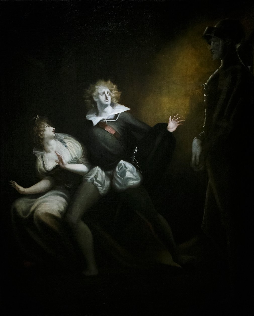 Gertrude, Hamlet ve Babanın Hayaleti by Henry (1741 1825) (after) Fuseli