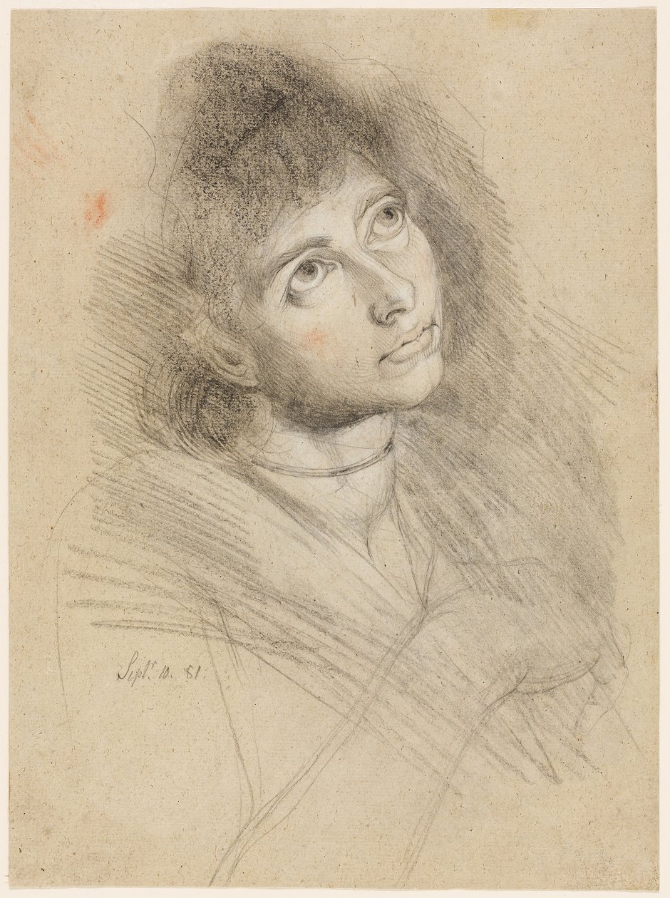 Bir Kadının Portresi (Martha Hess) by Henry (1741 1825) Fuseli