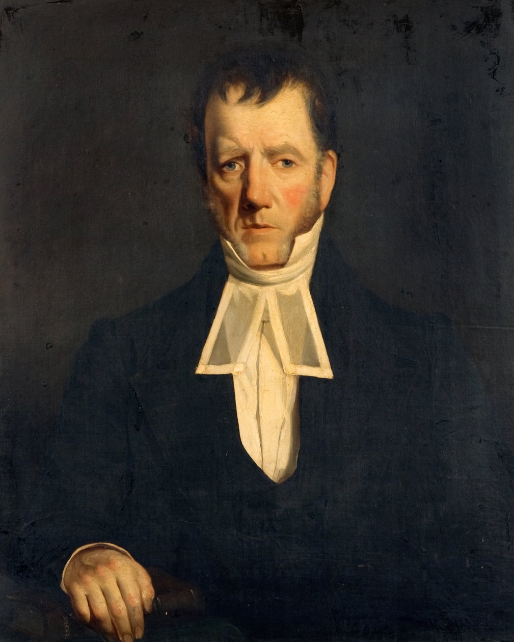 Rev JG Bryden (tuval üzerine yağlı boya) by Henry (follower of) Raeburn
