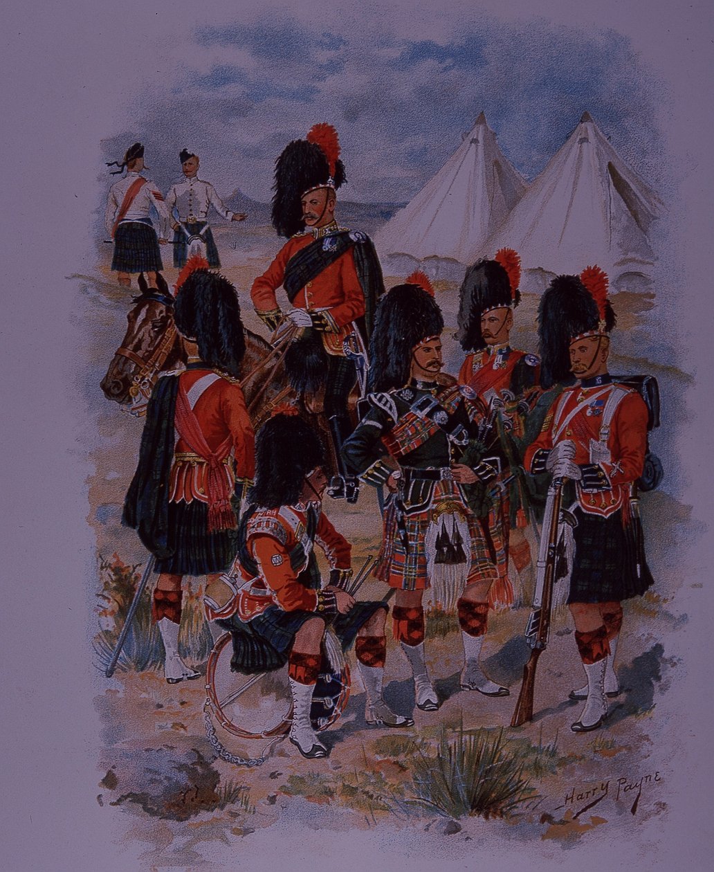 Black Watch, 42. Kraliyet Highlanders by Henry A. Payne