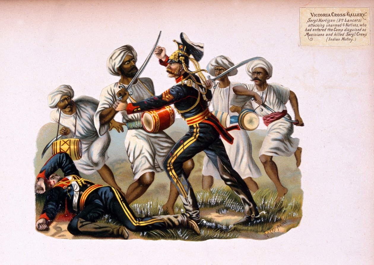 Çavuş Hartigan, 9. Lancers, Kampa Müzisyen kılığında giren ve 