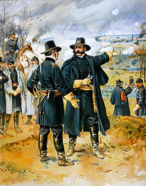 General Burnside (1824-81) Fredericksburg Savaşı