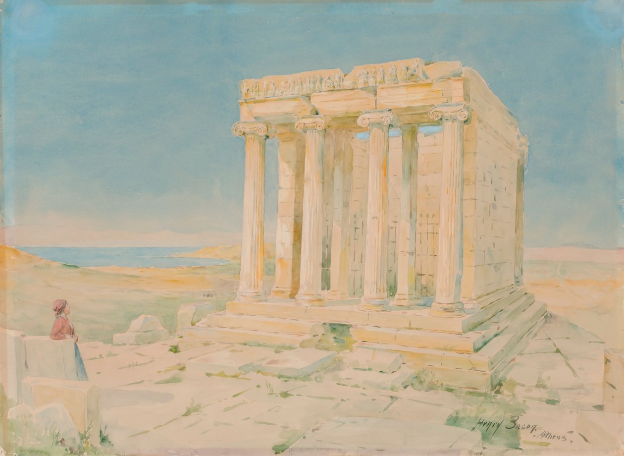 Nike Apteros Tapınağı, n.d. by Henry Bacon