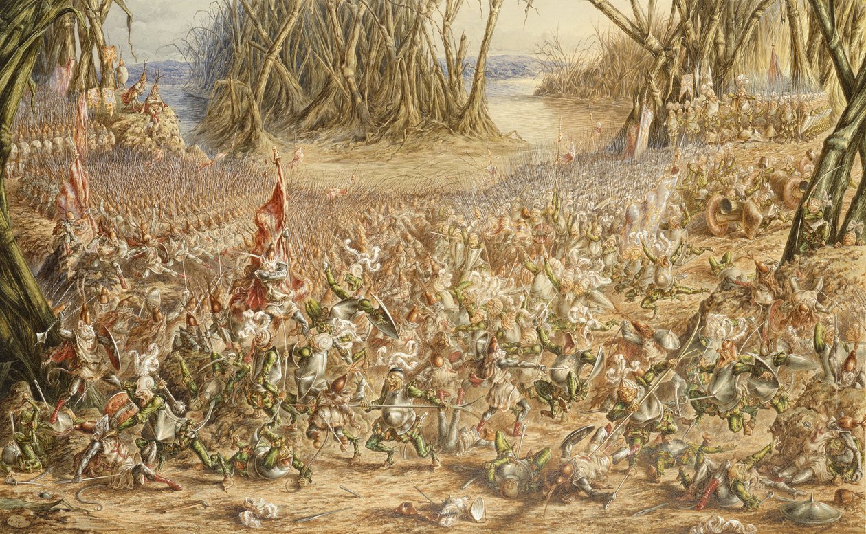 Batrachomomyomachia veya Kurbağalar ve Fareler Arasındaki Savaş by Henry Barnabus Bright