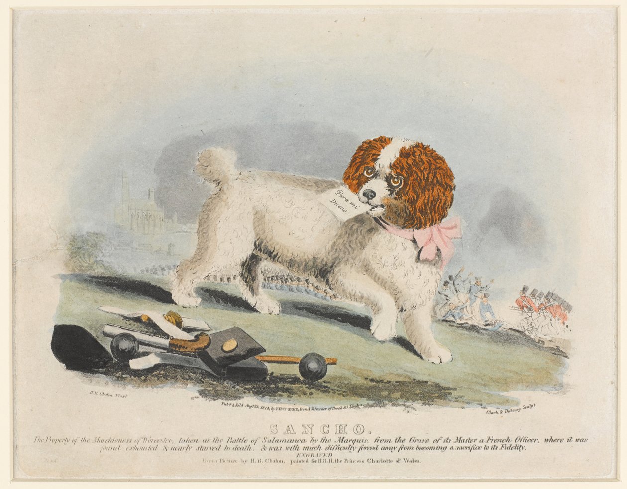 ?Sancho?, Salamanca Savaşı, 1812 by Henry Bernard Chalon
