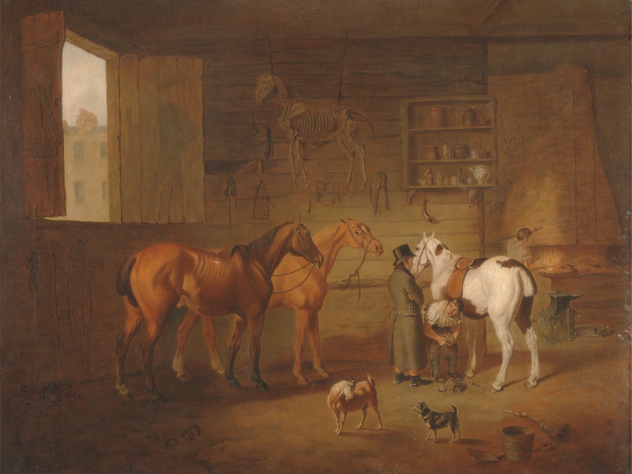 Demirci Dükkanı by Henry Bernard Chalon