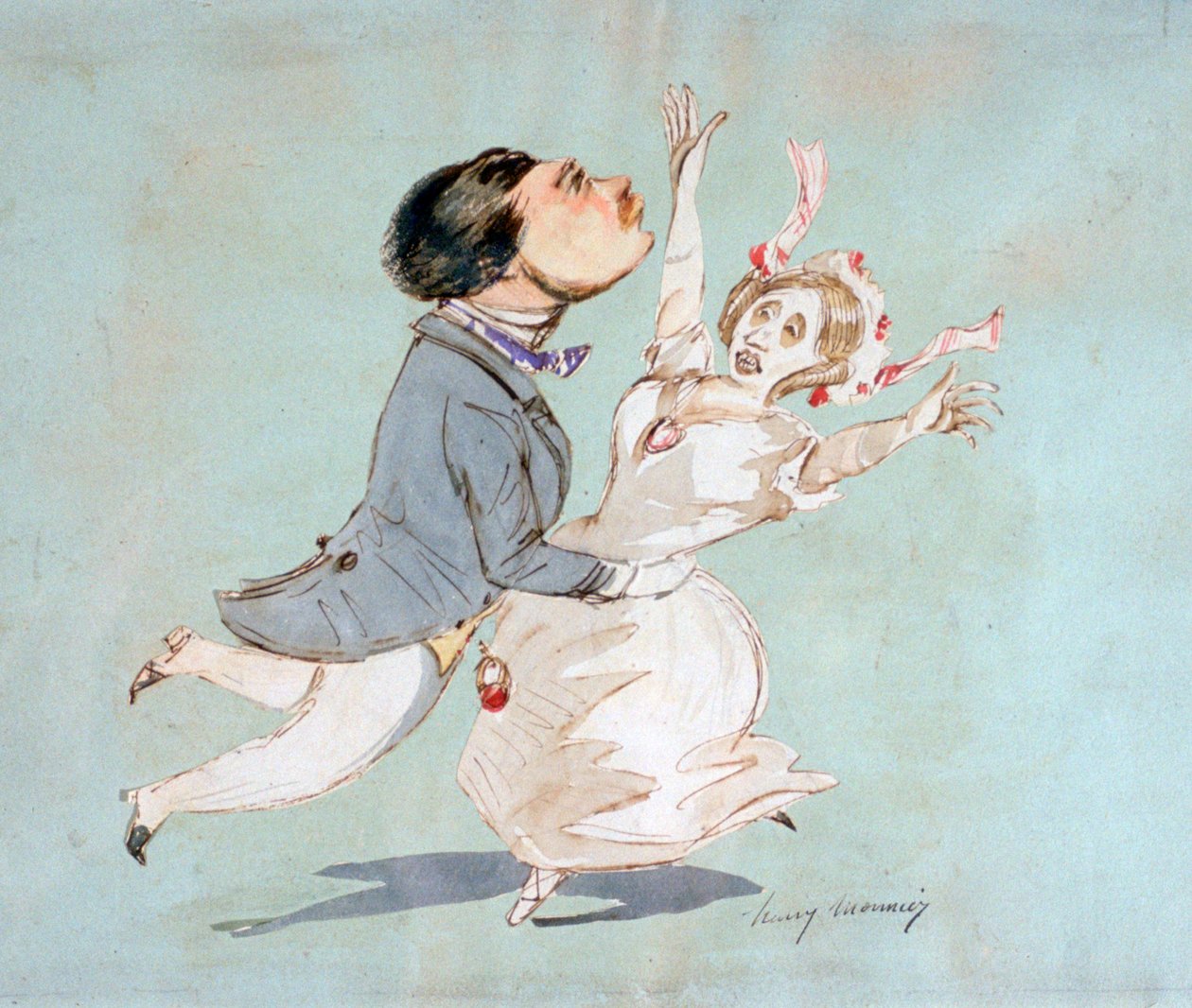 Bir Çift, c1825-1877 by Henry Bonaventure Monnier