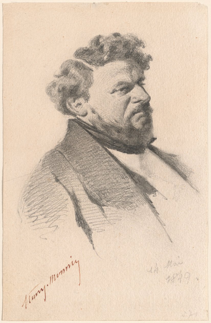 Bir Adamın Portresi by Henry Bonaventure Monnier