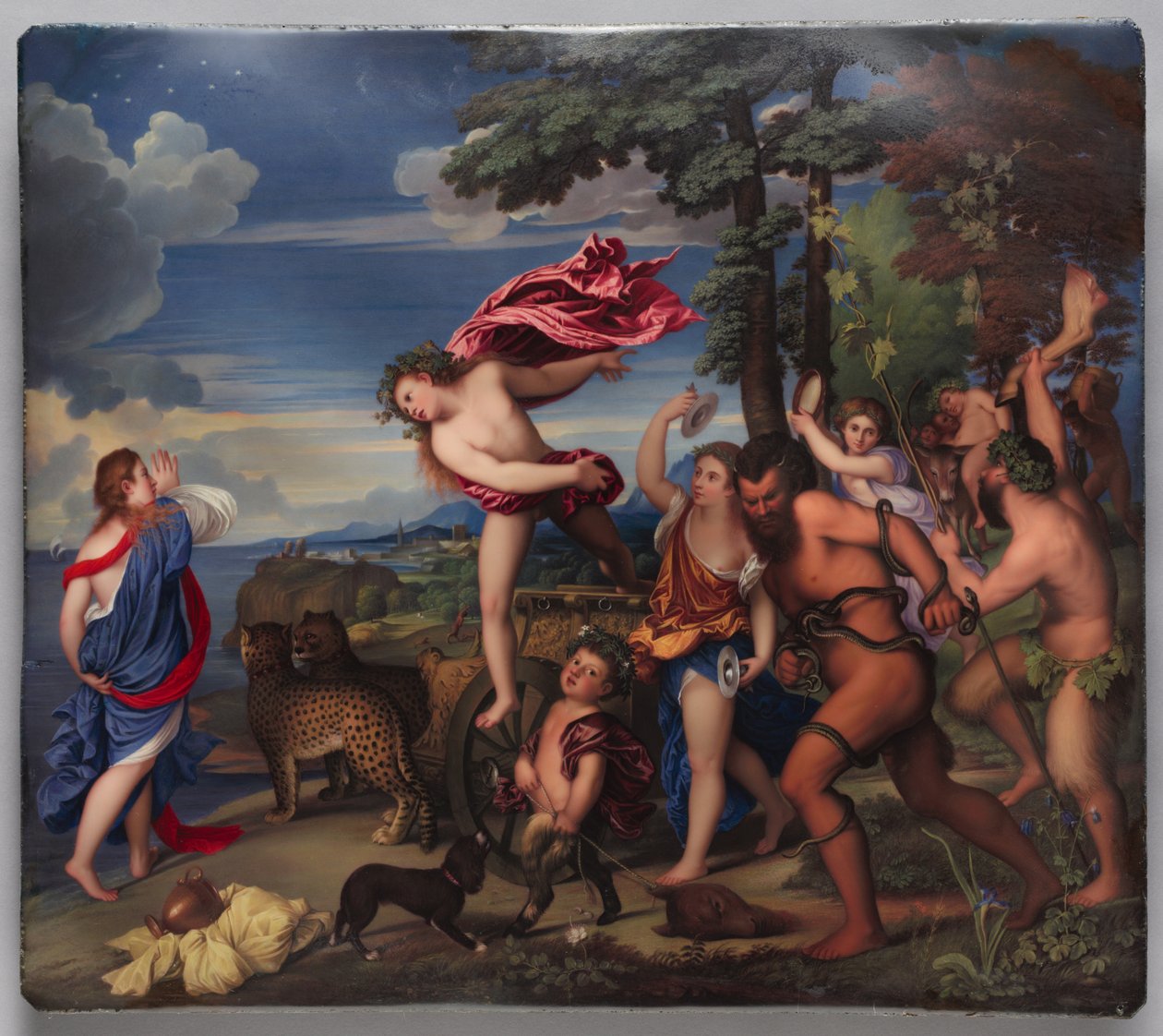 Bacchus ve Ariadne by Henry Bone