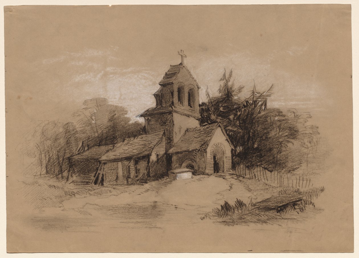 Manzaradaki Kilise, 1800
