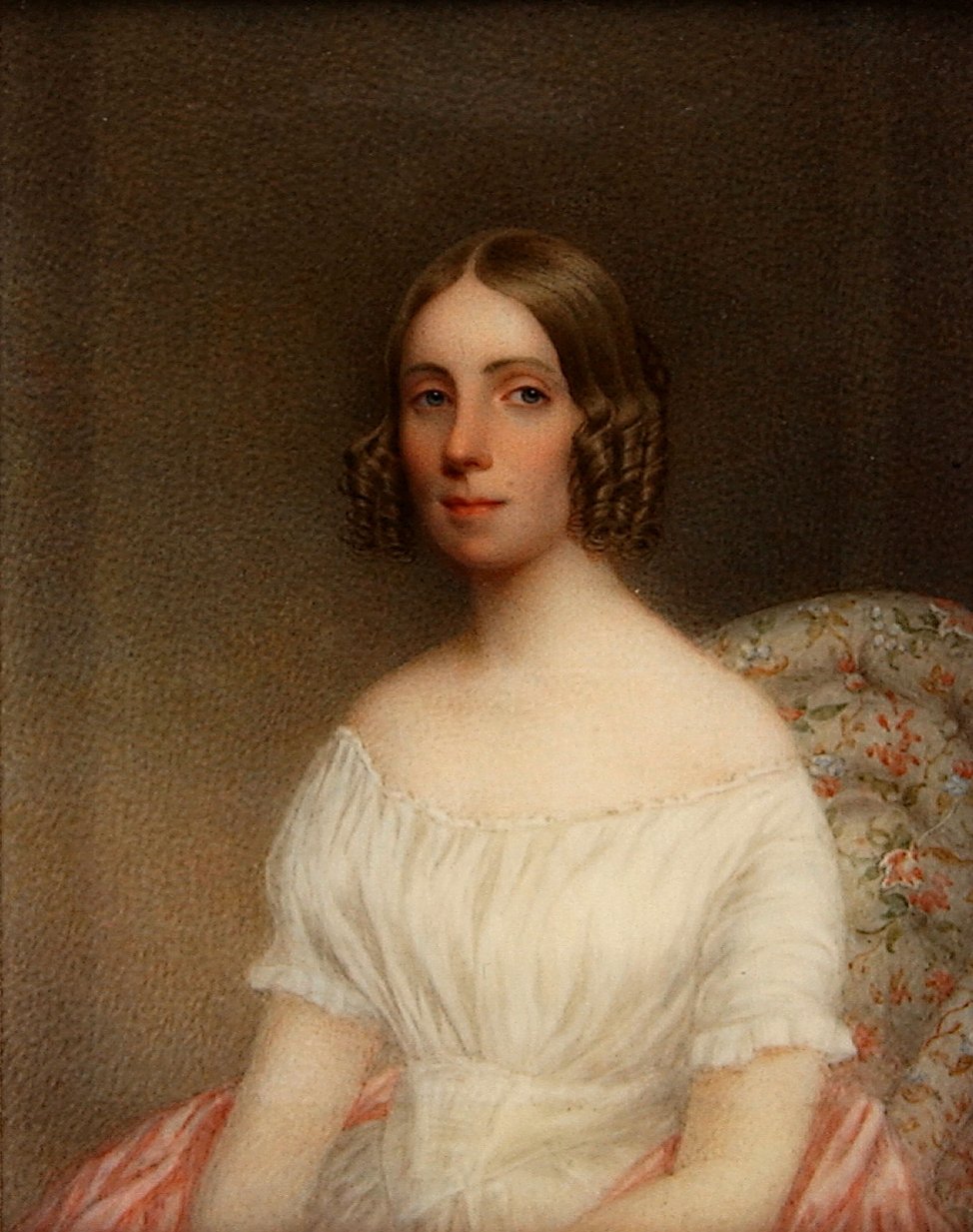 Bir Hanımefendinin Portresi, ca. 1850. by Henry Brintnell Bounethea
