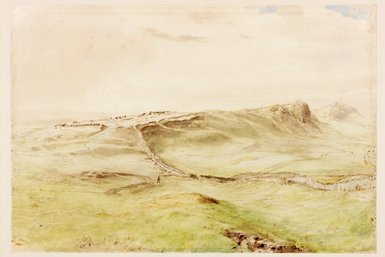 Borcovicus (kağıda kurşun kalem ve sulu boya (karta yapıştırılır)) by Henry Burdon Richardson