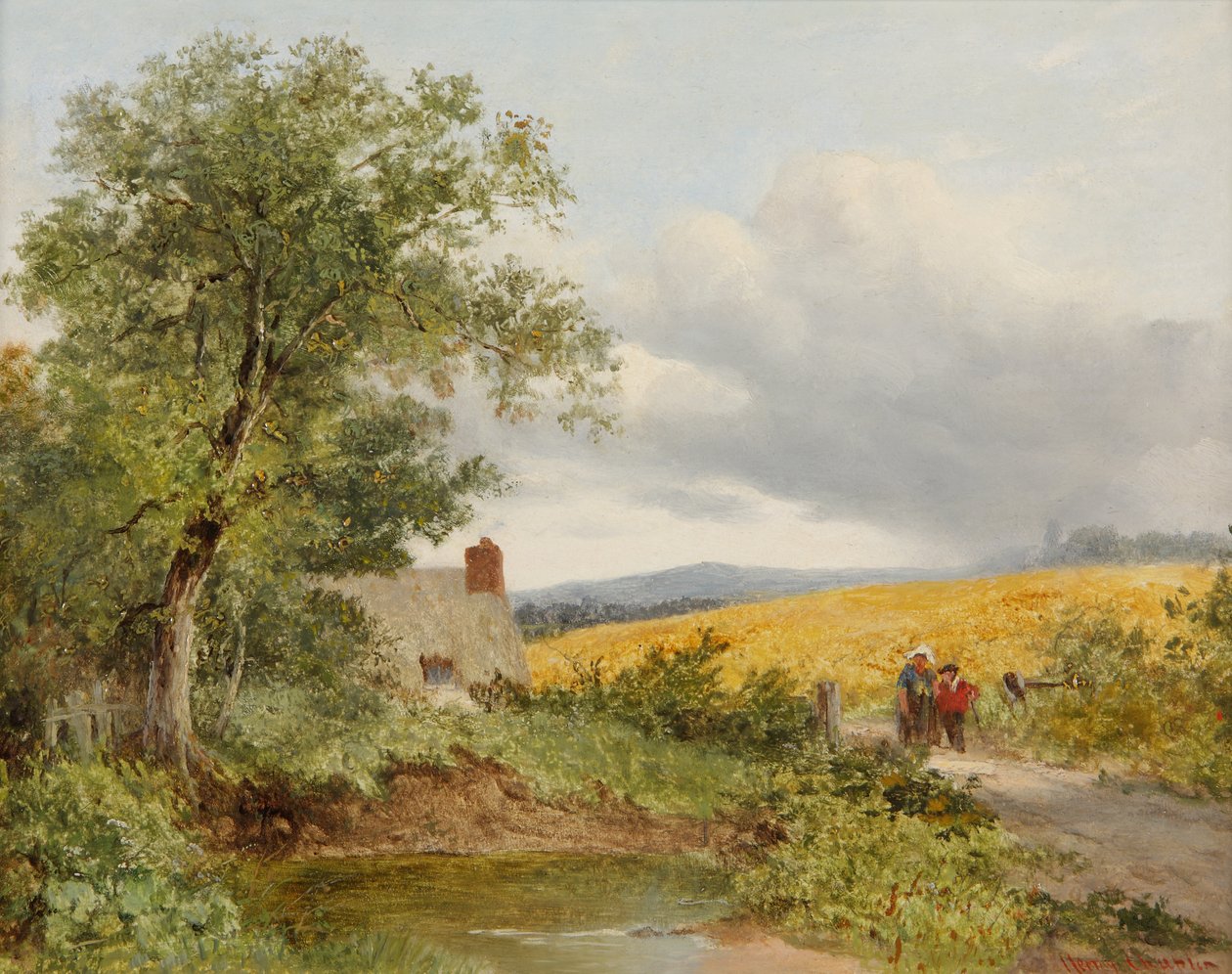 Malvern yakınlarında, Worcestershire, 1873 by Henry Chaplin