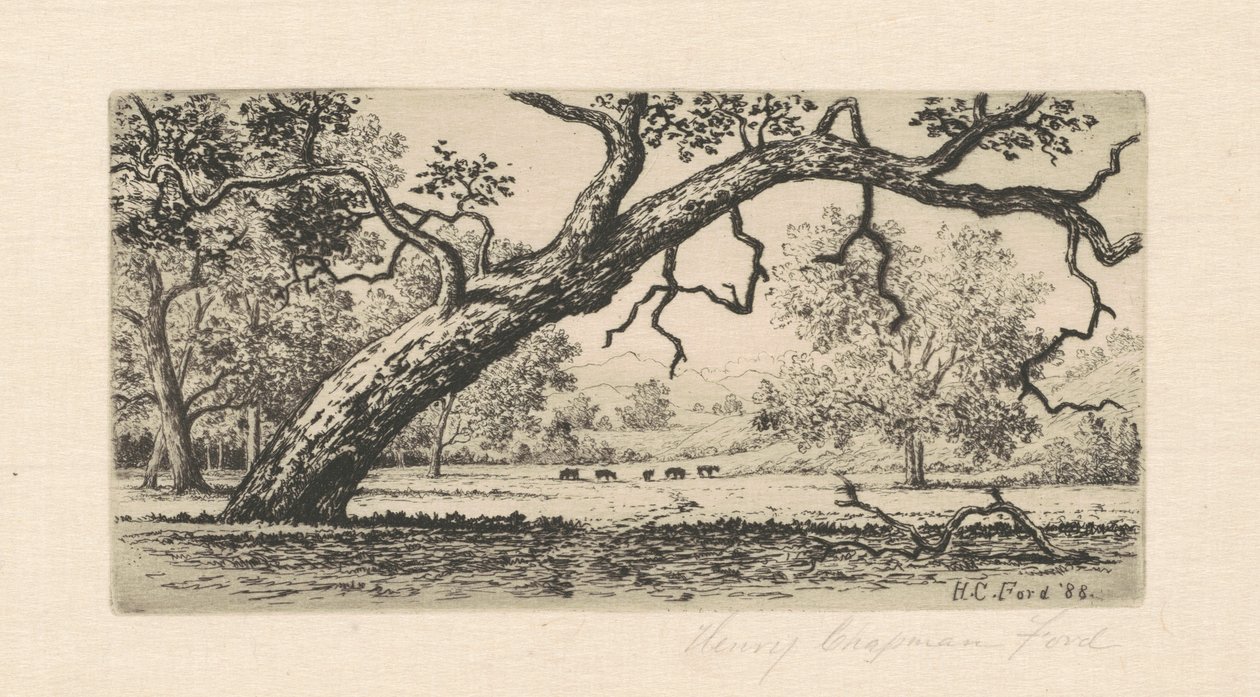 Kaliforniya Manzarası, 1888. by Henry Chapman Ford