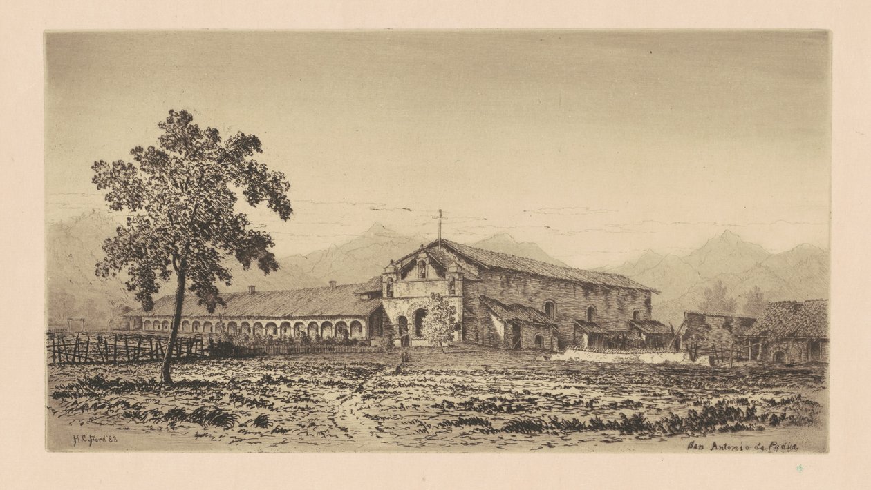 Görev San Antonio de Padua, 1883. by Henry Chapman Ford