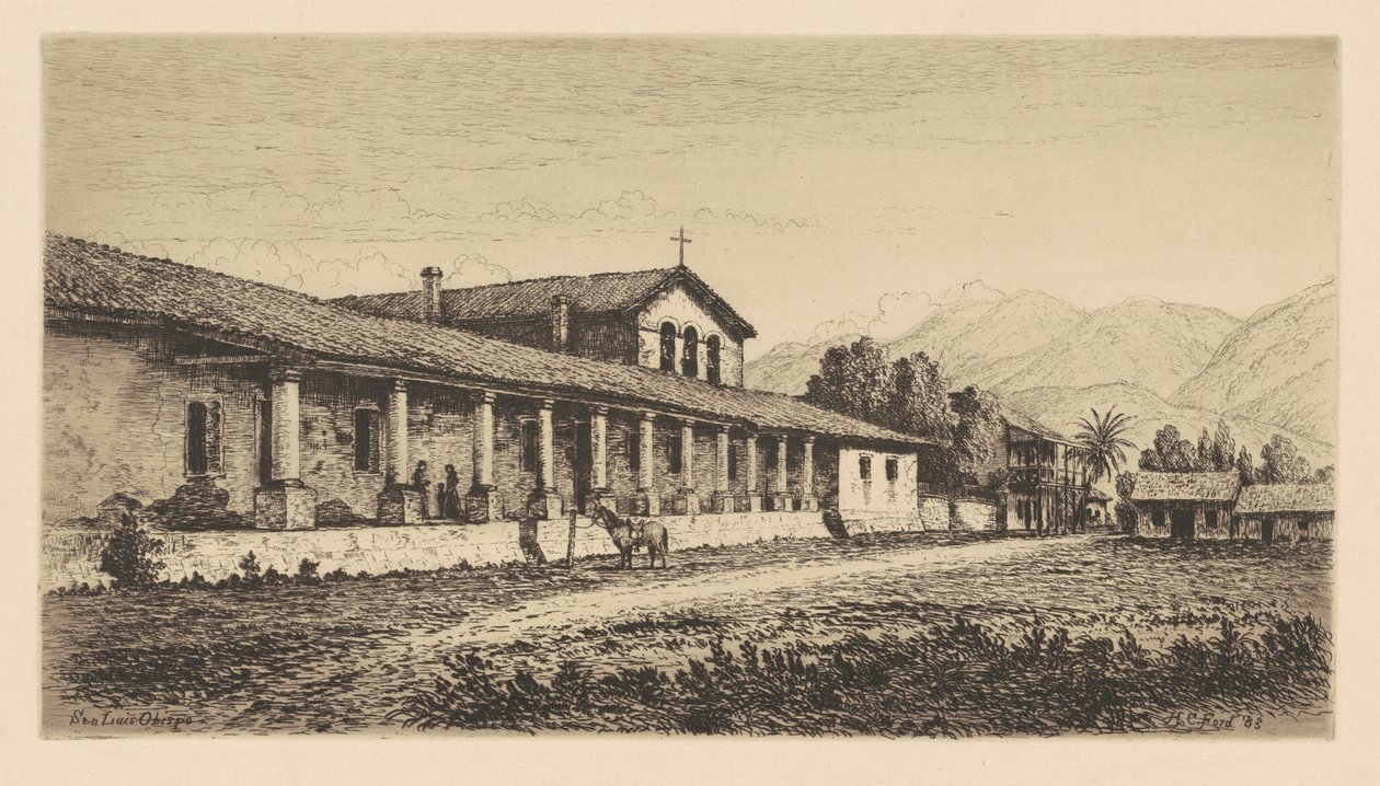 San Luis Obispo Misyonu by Henry Chapman Ford