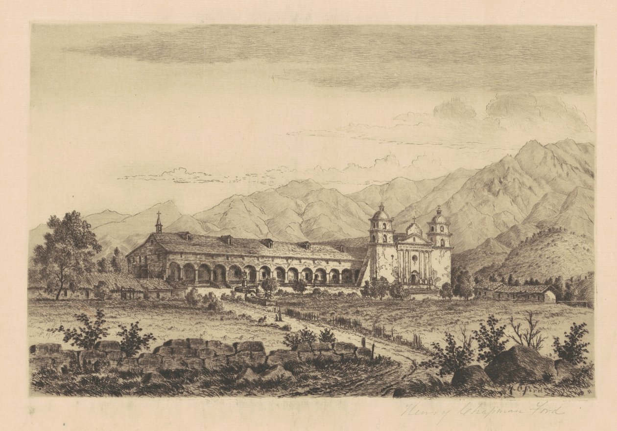 Misyon Santa Barbara by Henry Chapman Ford