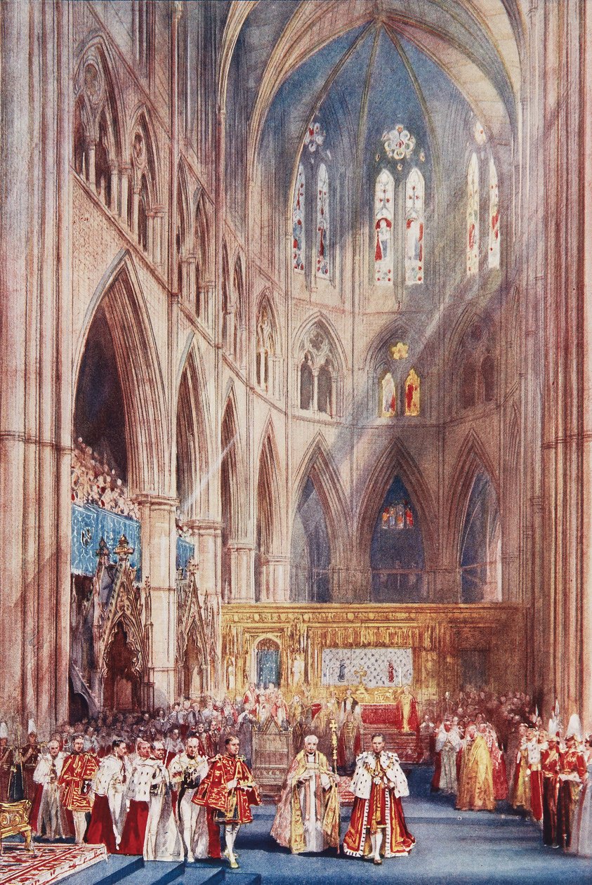 Kral George VI'nın taç giyme töreni by Henry Charles Brewer