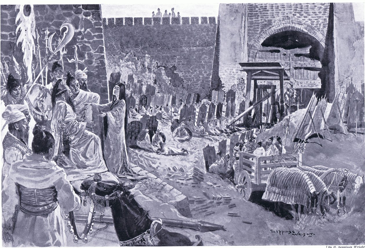 Duvarlardaki Çinli mankenler bir şehri nasıl kurtardı? by Henry Charles Seppings Wright