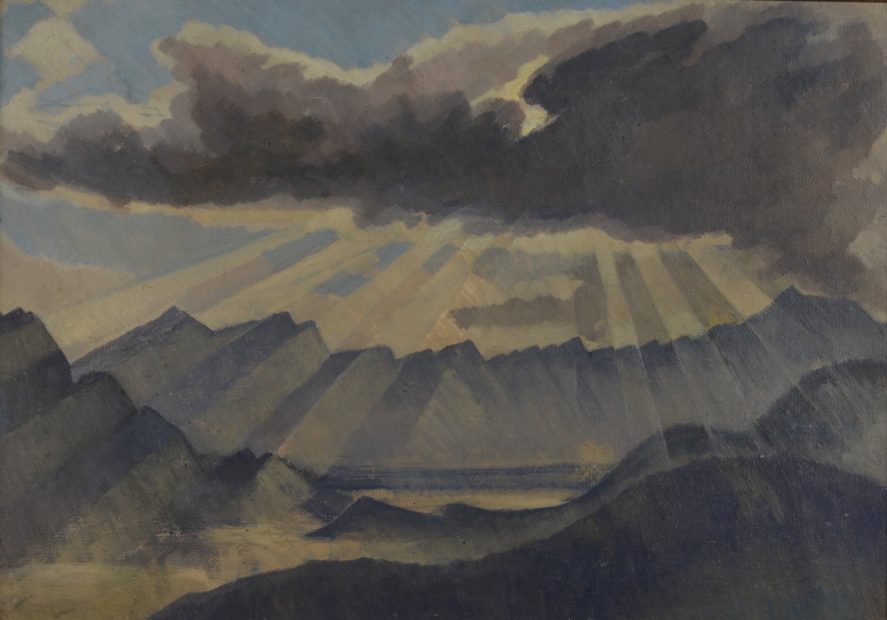 Hohfluh, İsviçre by Henry Clarence Whaite