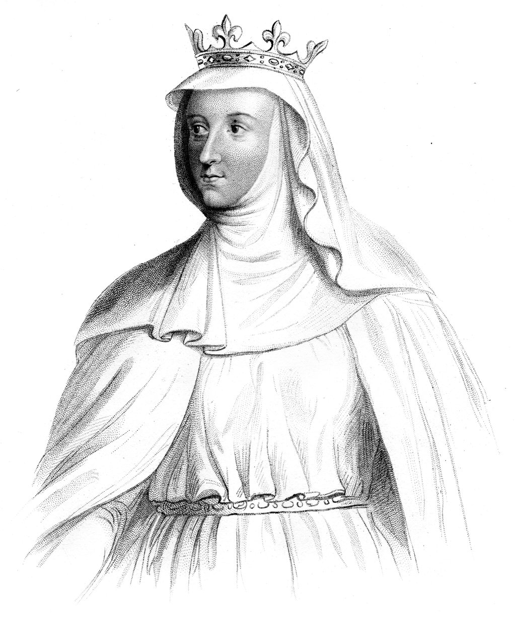 Fransa Marguerite, İngiltere Kraliçesi Edward I. by Henry Colburn