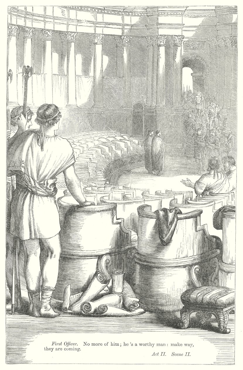 Coriolanus (gravür) by Henry Courtney (after) Selous