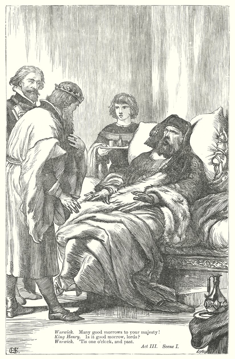 Kral 4. Henry Bölüm II (gravür) by Henry Courtney (after) Selous